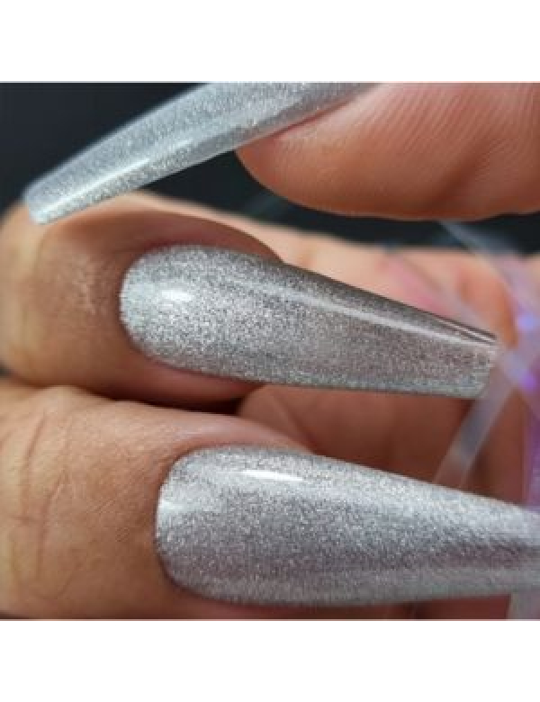 Gelpolish Cat Eye Diamond Eye Silver